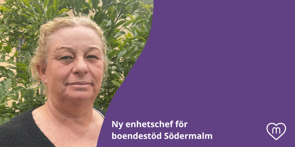 Ny enhetschef för boendestöd visar ny enhetschef på Mervida boendestöd Södermalm